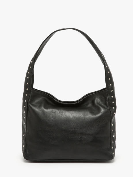 Schoudertassen Glam Leder Basilic pepper Zwart glam BGLA70 ander zicht 4