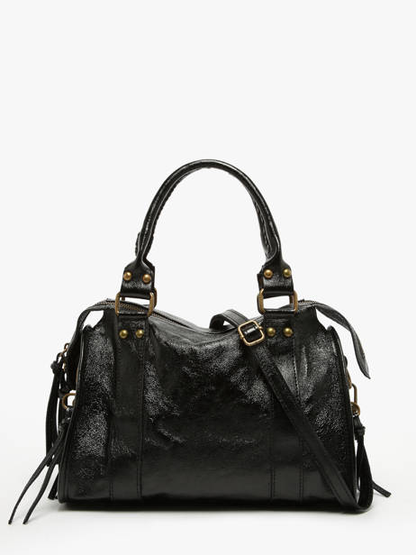 Schoudertas Nine Leder Milano Zwart nine NI24092 ander zicht 4