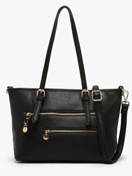 Schoudertas Zip Lulu castagnette Zwart zip WILFRIED ander zicht 4