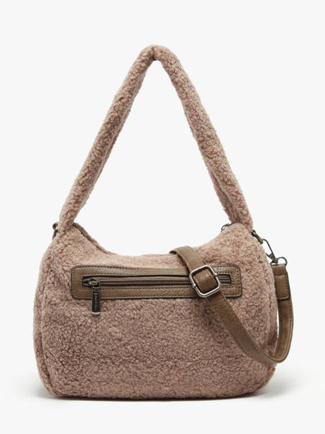 Cross Body Tas Fur Miniprix Beige fur 3927 ander zicht 3