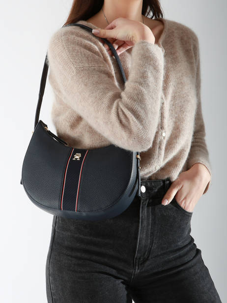 Schoudertassen Th Legacy Tommy hilfiger Blauw th legacy AW16899 ander zicht 1