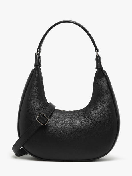 Schoudertassen Caviar Leder Milano Zwart caviar CA24121