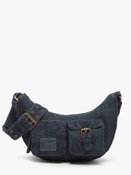 Schoudertassen Cargo Denim Katoen Basilic pepper Blauw cargo denim BCAD04