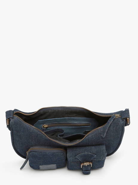 Schoudertassen Cargo Denim Katoen Basilic pepper Blauw cargo denim BCAD04 ander zicht 3