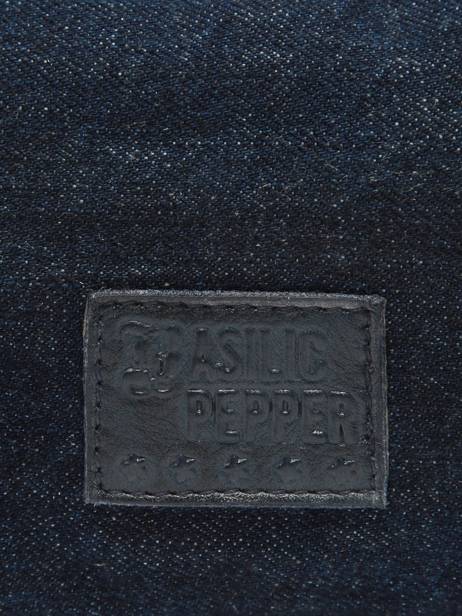 Schoudertassen Cargo Denim Katoen Basilic pepper Blauw cargo denim BCAD04 ander zicht 5