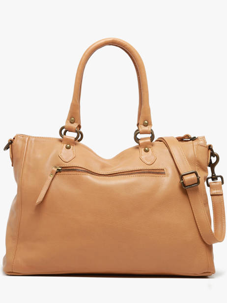 Schoudertassen Strappy Leder Basilic pepper Bruin strappy BSTR03 ander zicht 4