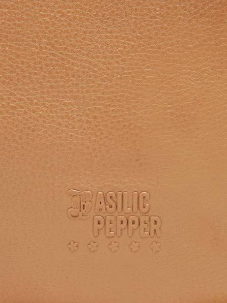 Schoudertassen Strappy Leder Basilic pepper Bruin strappy BSTR03 ander zicht 5