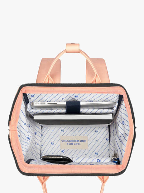 Personaliseerbare Rugzak Adventurer Medium Cabaia Oranje adventurer BAGS ander zicht 3