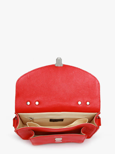 Cross Body Tas Mon Amour Leder Paul marius Rood mon amour GEORGAMO ander zicht 4