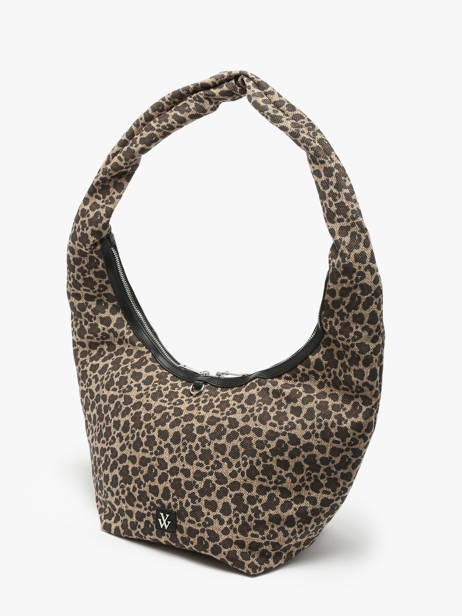 Schoudertassen Leopard Vanessa wu Veelkleurig leopard MA0130 ander zicht 2