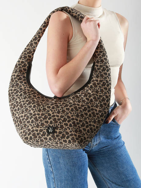 Schoudertassen Leopard Vanessa wu Veelkleurig leopard MA0130 ander zicht 1