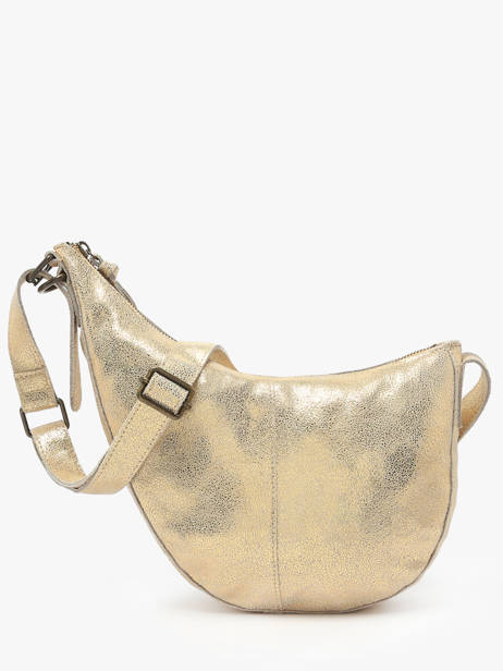 Cross Body Tas Stina Leder Pieces Goud stina 17156634