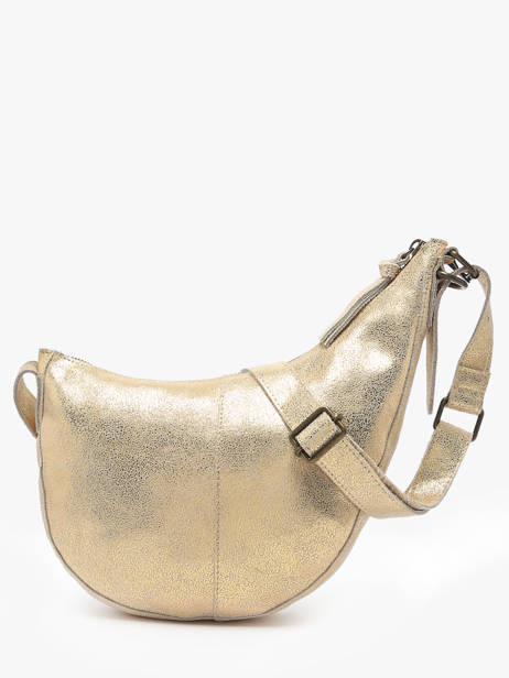 Cross Body Tas Stina Leder Pieces Goud stina 17156634 ander zicht 4
