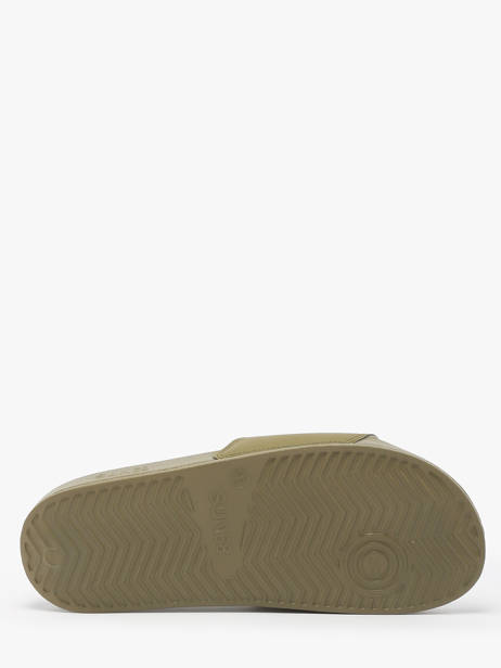 Slippers Logo Sun68 Groen men X35102 ander zicht 4