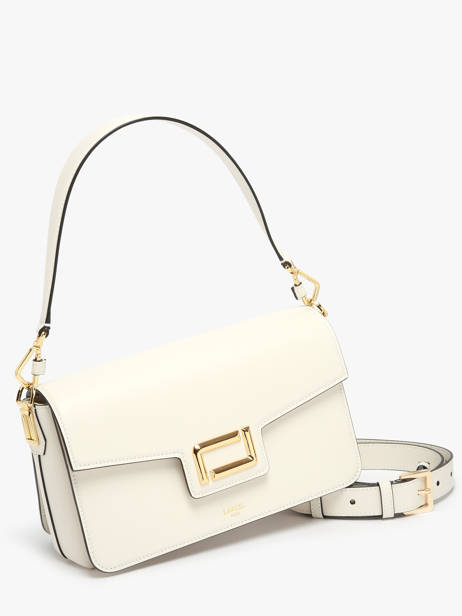 Schoudertassen Angele Leder Lancel Beige angele A13149 ander zicht 2