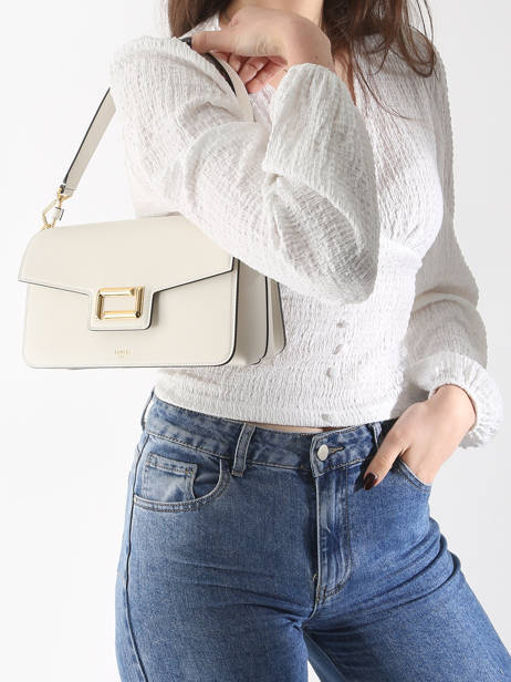 Schoudertassen Angele Leder Lancel Beige angele A13149 ander zicht 1