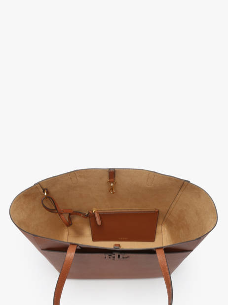 Schoudertas Cameryn Leder Lauren ralph lauren Bruin cameryn 31960183 ander zicht 3