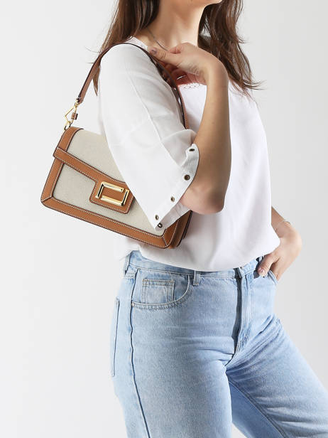 Schoudertassen Angele Lancel Bruin angele A13378 ander zicht 1