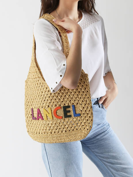 Schoudertassen Cabas D'ete Lancel Beige cabas d'ete A13415 ander zicht 1