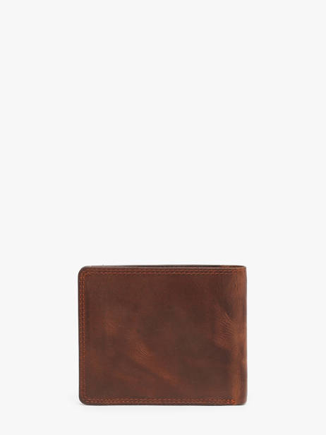 Chequehouder Met Portemonnee Leder Maverick Bruin the original MAVTO003 ander zicht 2