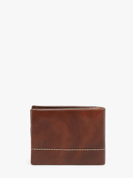 Chequehouder Met Portemonnee Leder Maverick Bruin rough gear MAVRG004 ander zicht 2