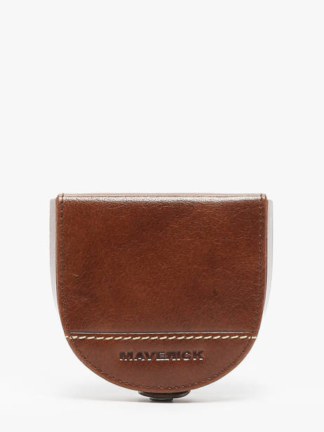Portefeuille Leder Maverick Bruin rough gear MAVRG057