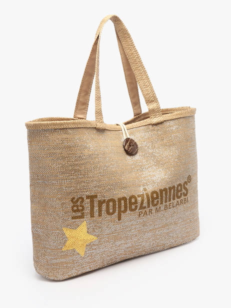 Schoudertassen Panama Papier Les tropeziennes Beige panama TZ01 ander zicht 2