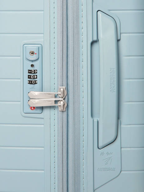 Uitbreidbare Harde Reiskoffer Fastforward American tourister Blauw fastforward 155260 ander zicht 1