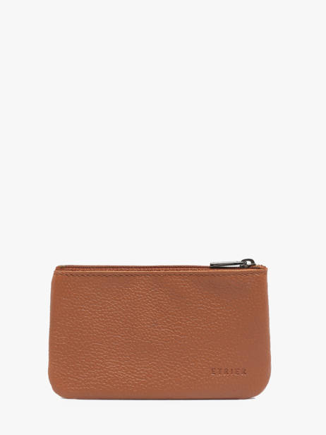 Portemonnee Madras Leder Etrier Bruin madras EMAD612 ander zicht 2