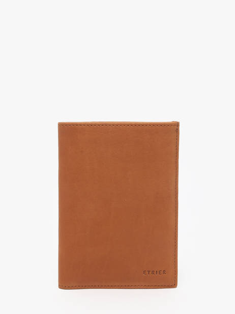 Portefeuille Oil Leder Etrier Bruin oil EOIL442