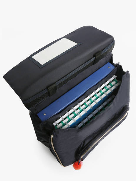 Boekentas Op Wieltjes 2 Compartimenten Tann's Blauw les fantaisies f 42265 ander zicht 3