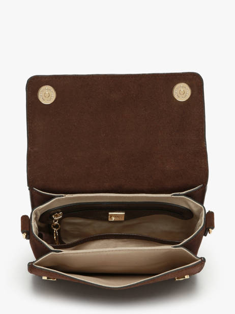 Cross Body Tas Altesse Suede Etrier Bruin altesse suede EASU048S ander zicht 2