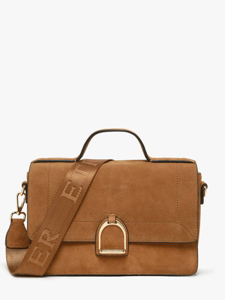Cross Body Tas Altesse Suede Etrier Bruin altesse suede EASU048M