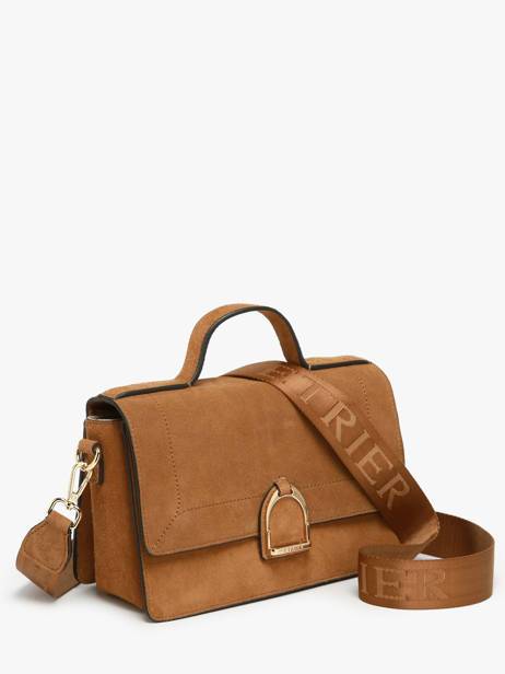 Cross Body Tas Altesse Suede Etrier Bruin altesse suede EASU048M ander zicht 1