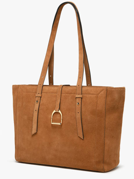 Schoudertas Altesse Suede Etrier Bruin altesse suede EASU088M ander zicht 1