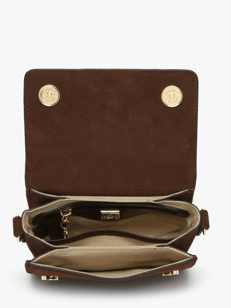 Cross Body Tas Altesse Suede Etrier Bruin altesse suede EASU048X ander zicht 2