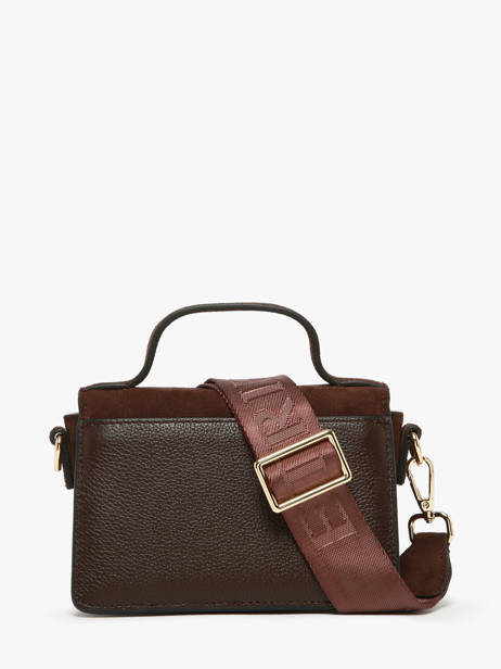 Cross Body Tas Altesse Suede Etrier Bruin altesse suede EASU048X ander zicht 3