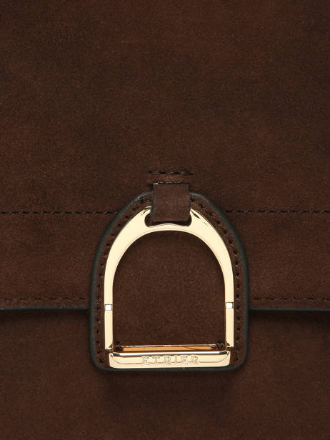 Cross Body Tas Altesse Suede Etrier Bruin altesse suede EASU048X ander zicht 4