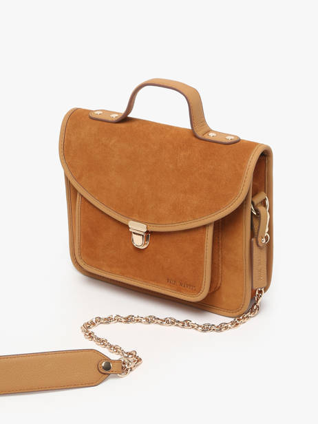 Cross Body Tas La Suite Leder Paul marius Oranje la suite GEOR2SUI ander zicht 1