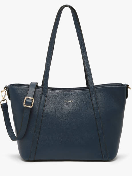 Schoudertas S Tradition Leder Etrier Blauw tradition ETRA060S
