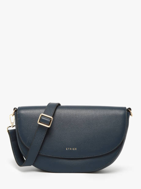 Cross Body Tas Tradition Leder Etrier Blauw tradition ETRA065M