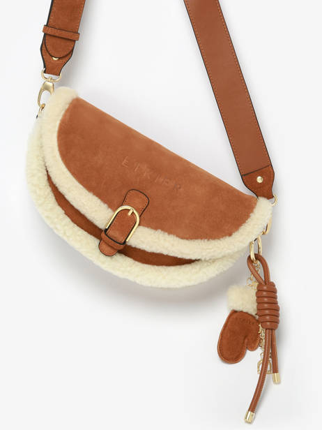 Cross Body Tas Alpin Leder Etrier Bruin alpin EALP050S ander zicht 2