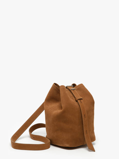 Cross Body Tas Rugzak S Cavalier Nubuck Leder Etrier Bruin cavalier nubuck ECAN126S ander zicht 5