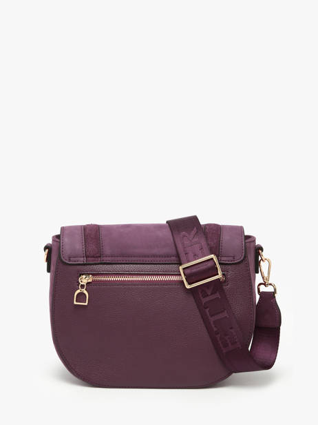 Cross Body Tas M Lasso Leder Etrier Violet lasso ELAS152M ander zicht 4