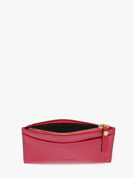 Kaarthouder Altair Leder Etrier Roze altair EALA094M ander zicht 2