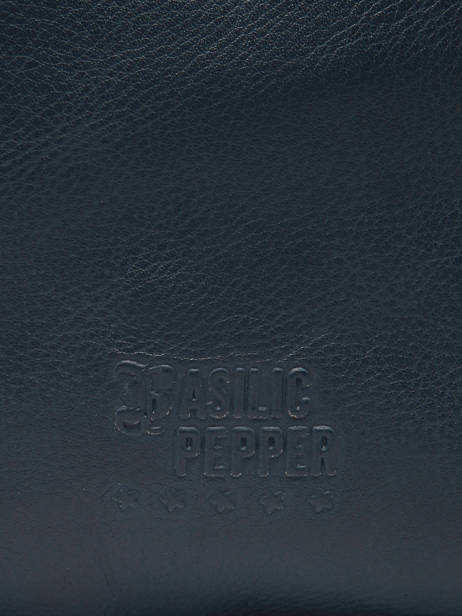 Cross Body Tas Cow Leder Basilic pepper Blauw cow BCOW83 ander zicht 5