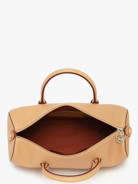 Longchamp Daylong chevron Handtas Bruin