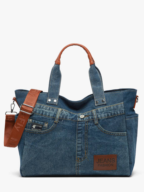 Schoudertas Jeans Fashion Katoen Miniprix Blauw jeans fashion JK013