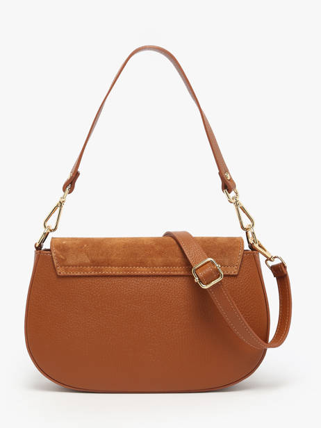 Cross Body Tas Velvet Caviar Leder Milano Bruin velvet caviar VC25069 ander zicht 4
