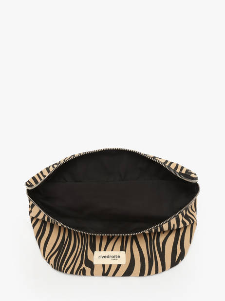 Belt Bag Custine Gerecycleerd Katoen Rivedroite Beige wild tribe CUSTIWIL ander zicht 2